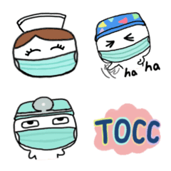 [LINE絵文字] W＆H emoticons for Medicalの画像