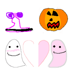 [LINE絵文字] 花のハロウィンの画像