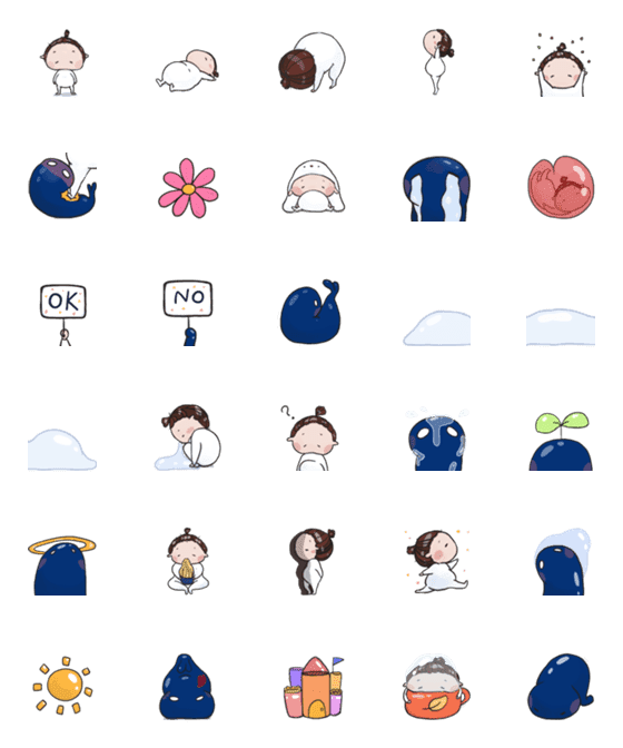 [LINE絵文字]Little Oolong sticker 2の画像一覧