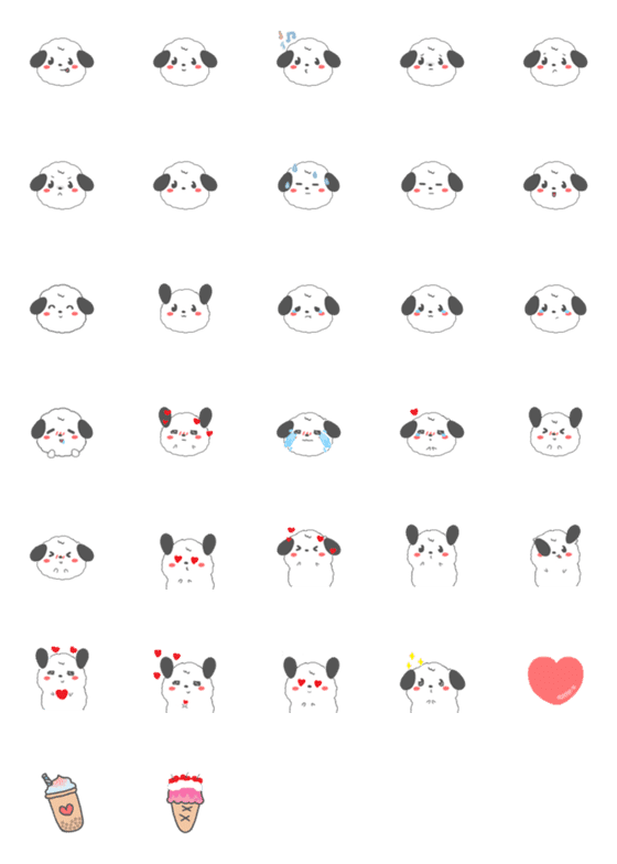 [LINE絵文字]saimai sheepの画像一覧