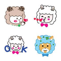 [LINE絵文字] aris and friends -Emoji 1 edition-の画像