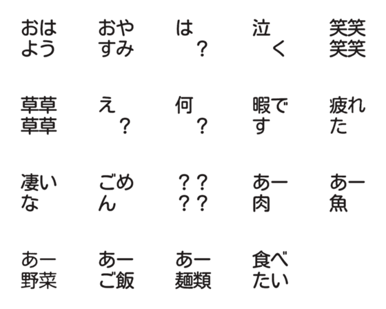 [LINE絵文字]日常で使える学生向けの絵文字の画像一覧