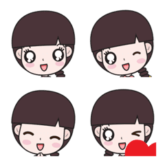 [LINE絵文字] Pink Girl Expression Tabの画像