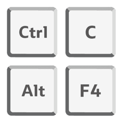 [LINE絵文字] Keyboard/keys/computer/teaching/helperの画像