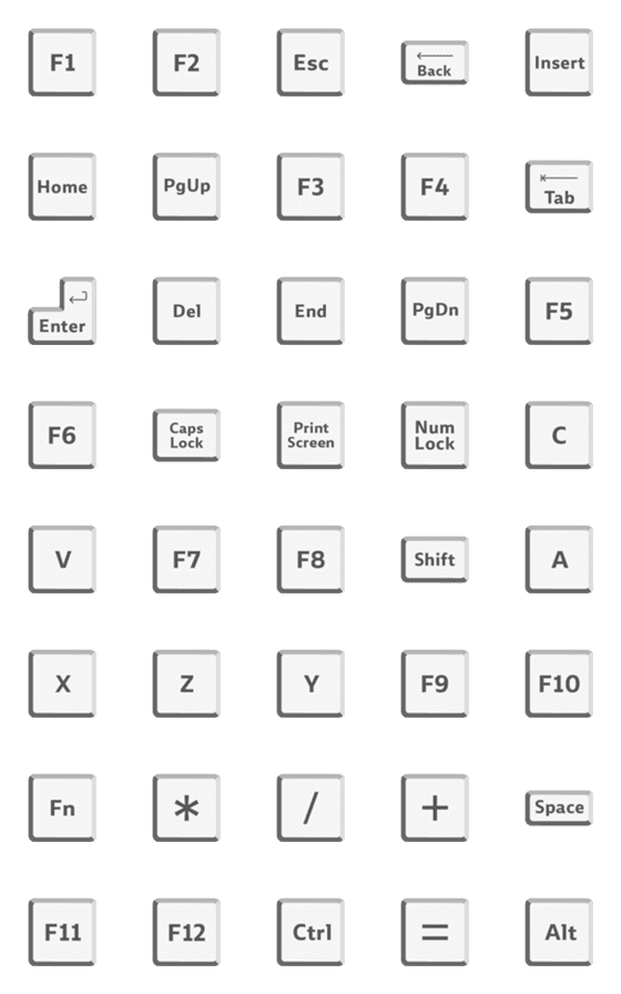 [LINE絵文字]Keyboard/keys/computer/teaching/helperの画像一覧