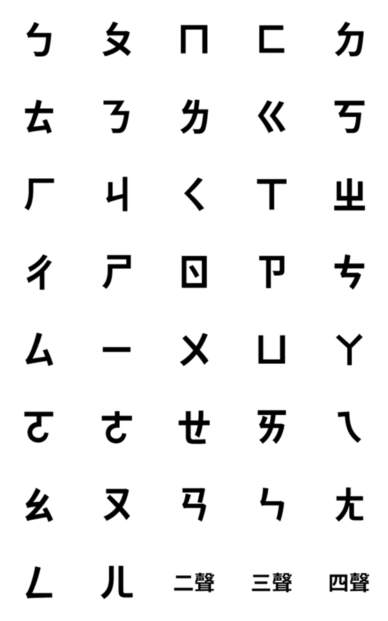 [LINE絵文字]phonetic notationの画像一覧