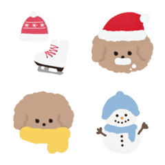 [LINE絵文字] 冬とクリスマスの絵文字の画像