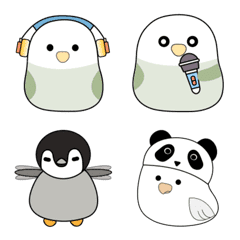 [LINE絵文字] Parrot＆Penguinの画像