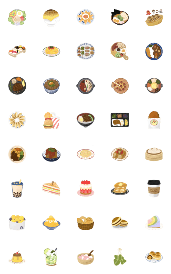 [LINE絵文字]foodie___の画像一覧