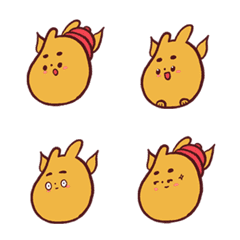 [LINE絵文字] Three Mouth Fish -DouLu Emojiの画像