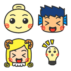 [LINE絵文字] bobo＆meimeilife絵文字の画像