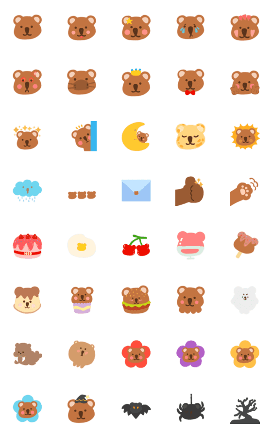 [LINE絵文字]Littlebearの画像一覧