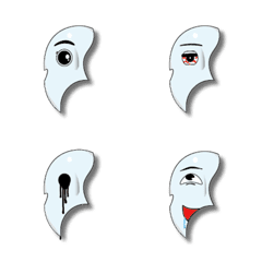 [LINE絵文字] liquid mask emojiの画像