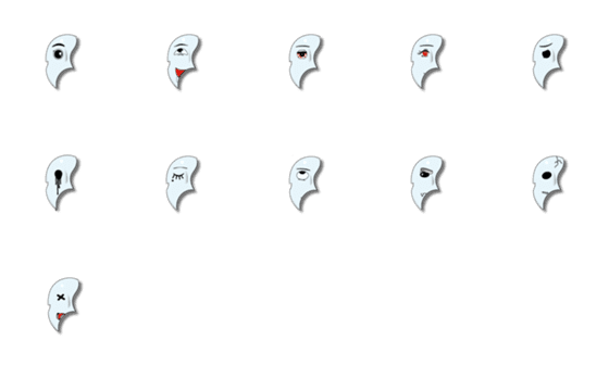 [LINE絵文字]liquid mask emojiの画像一覧