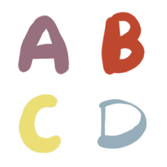 [LINE絵文字] English Words ABC82の画像