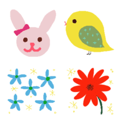 [LINE絵文字] Cute and colorful daily Emojiの画像