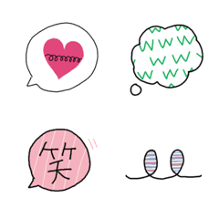 [LINE絵文字] 柄入り絵文字の画像