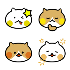 [LINE絵文字] ぽっぷんねこの画像