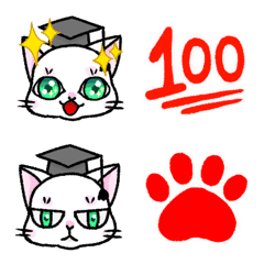 [LINE絵文字] ねこ教授の日常絵文字の画像