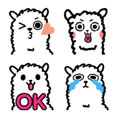 [LINE絵文字] Alpaca - emojiの画像