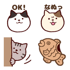 [LINE絵文字] ほっこりゆるねこ絵文字の画像