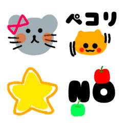 [LINE絵文字] みんな使える便利な絵文字の画像