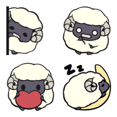 [LINE絵文字] Lovely Sheep Emojiの画像