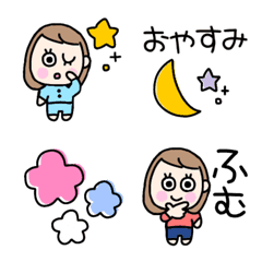 [LINE絵文字] あさりちゃん絵文字3の画像