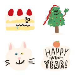 [LINE絵文字] HAPPY HOLIDAY2020の画像