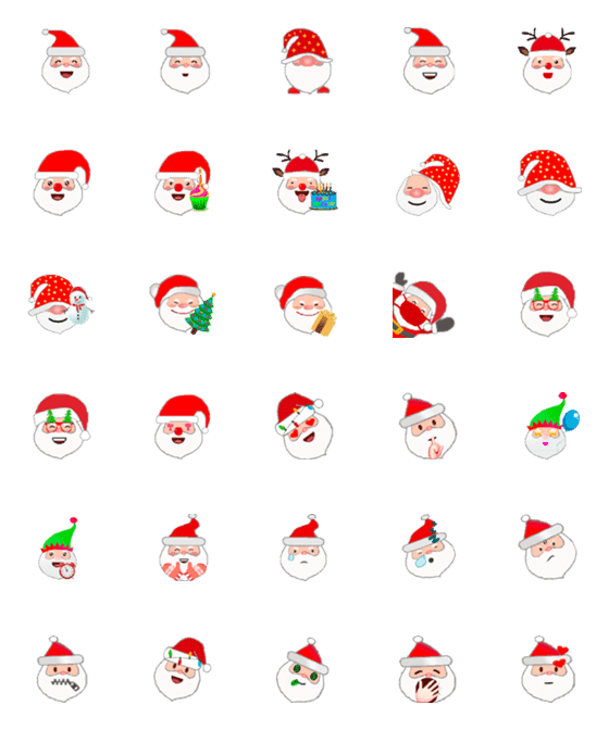 [LINE絵文字]UncleSantaの画像一覧