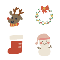 [LINE絵文字] Merry Christmas small pattern 2の画像