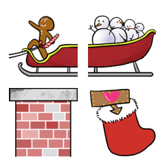 [LINE絵文字] クリスマスパズルの画像