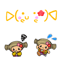 [LINE絵文字] 水戸市マスコットキャラクターみとちゃんの画像