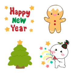 [LINE絵文字] Tonkla Happy New Year Emojiの画像