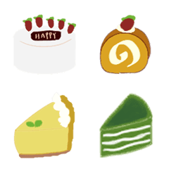 [LINE絵文字] foods , sweets and cakesの画像