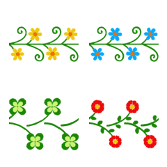 [LINE絵文字] ミチの毎日使える絵文字6 (リボン)の画像