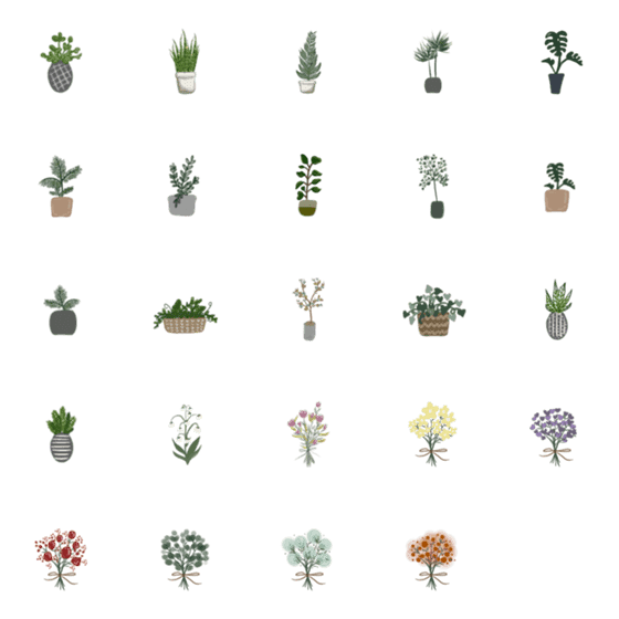 [LINE絵文字]Plant Storyの画像一覧