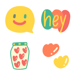 [LINE絵文字] Everyday Emojis: Delightful Colorsの画像