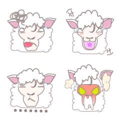 [LINE絵文字] rolling eyes sheepの画像