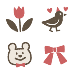 [LINE絵文字] valentine's day [natural emoji]の画像