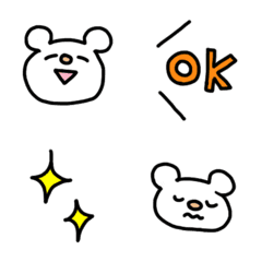 [LINE絵文字] どうぶつスタンプと会話の画像