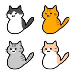 [LINE絵文字] いろんな猫たちの画像