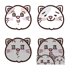 [LINE絵文字] Three cats2021の画像