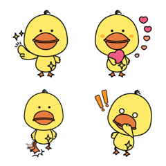 [LINE絵文字] Fan's Ducky Family #GuGuの画像