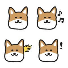 [LINE絵文字] コーギーのユキちゃん3の画像