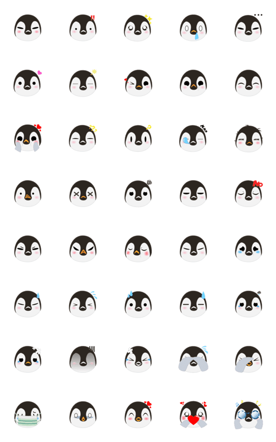 [LINE絵文字]I am Emperor Penguin - Kidの画像一覧