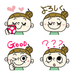 [LINE絵文字] Girlに☆文字をプラスしての画像