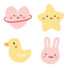 [LINE絵文字] Pastel cute cute :)の画像