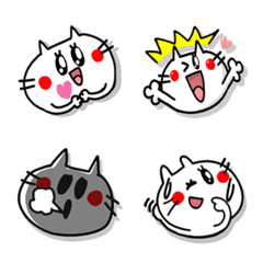 [LINE絵文字] New cute cat.の画像