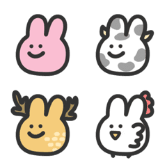 [LINE絵文字] USAGI ANIMAL EMOJIの画像